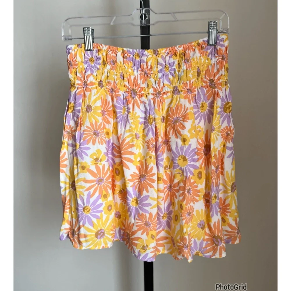 L*space Jax Floral Mini Skirt Medium New With Tags - Picture 3 of 3